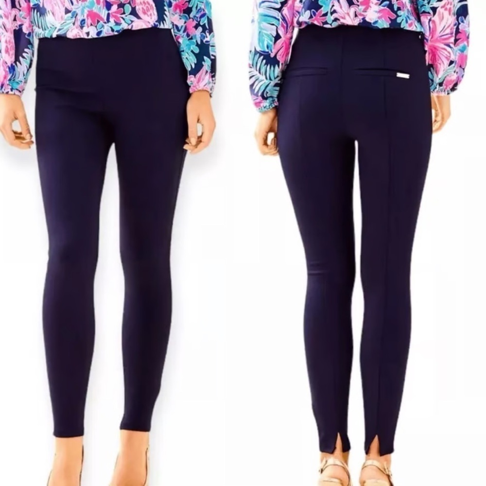 Xxs navy blue Lilly Pulitzer Nira leggings in excellent like-new condition